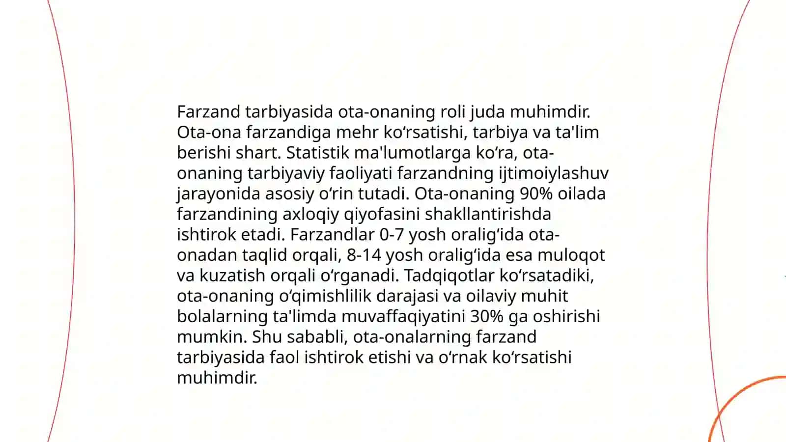 Oila va tarbiya usullari 4