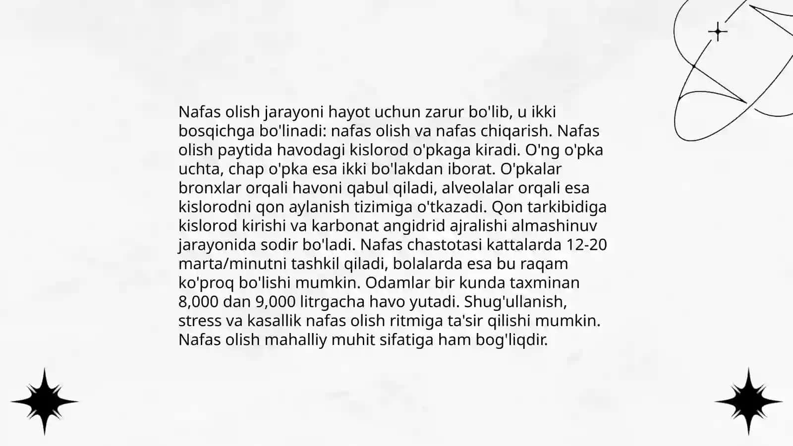 Nafas olish sistemasi 4
