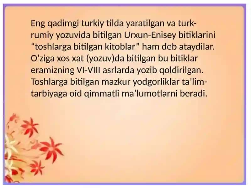 Qadimgi xalq ogʼzaki ijodlarini tarbiyalash 4