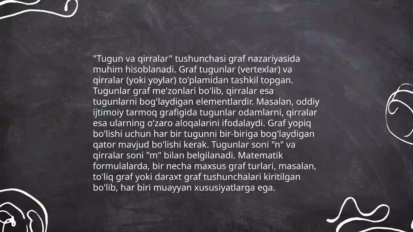 Grafiklar va rekursiv algoritmlar 4