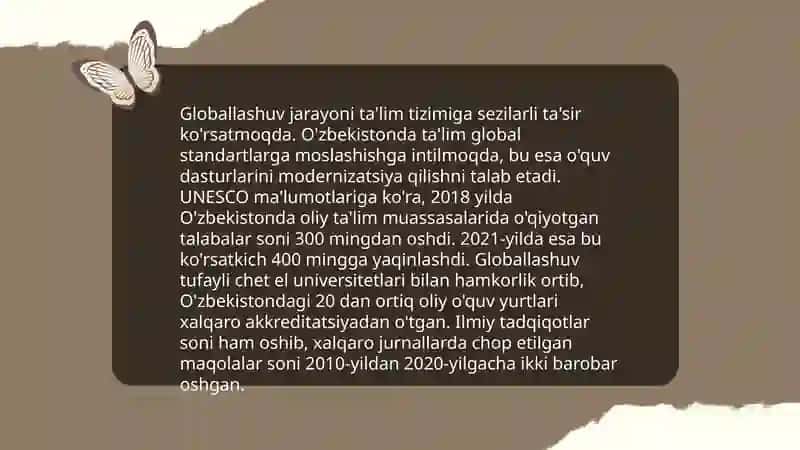 Globallashuv va uning tarbiyaga ta‘siri 4