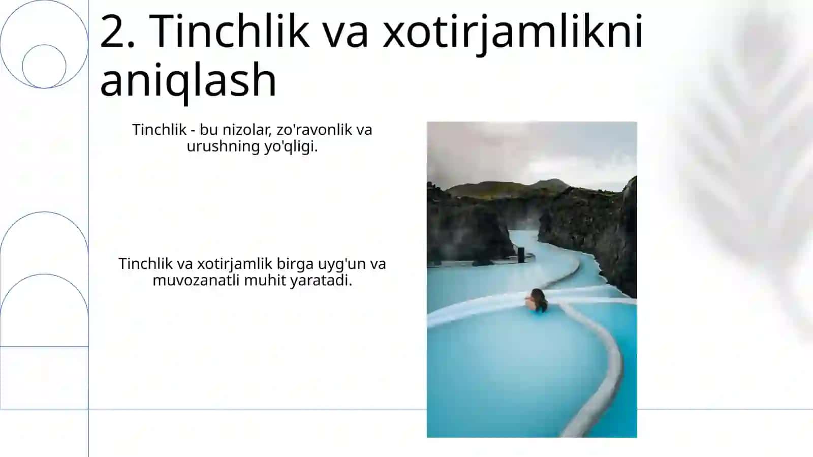 Tinchlik va osoishtalik 4