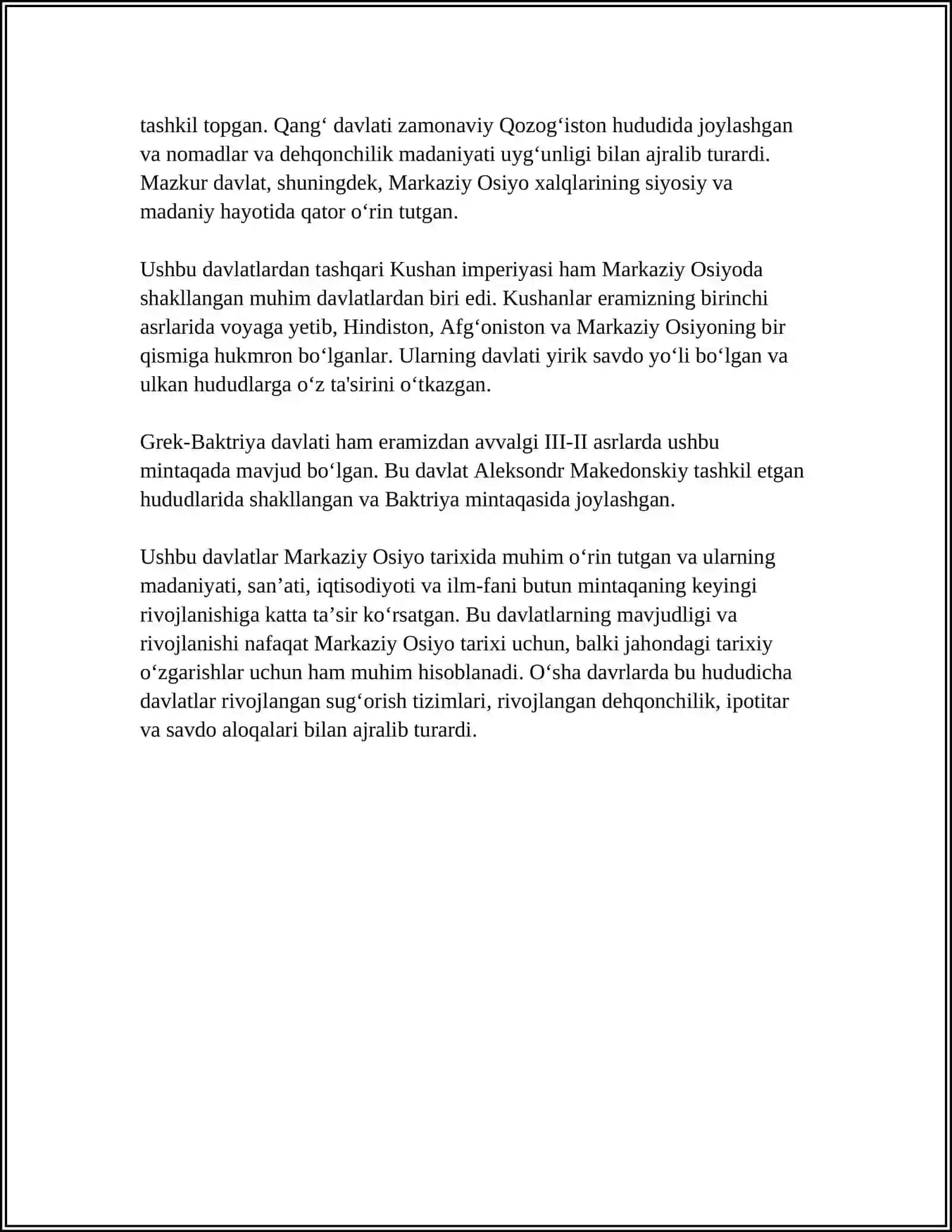 MARKAZIY OSIYODA ILK DAVLAT UYISHMALARI 4