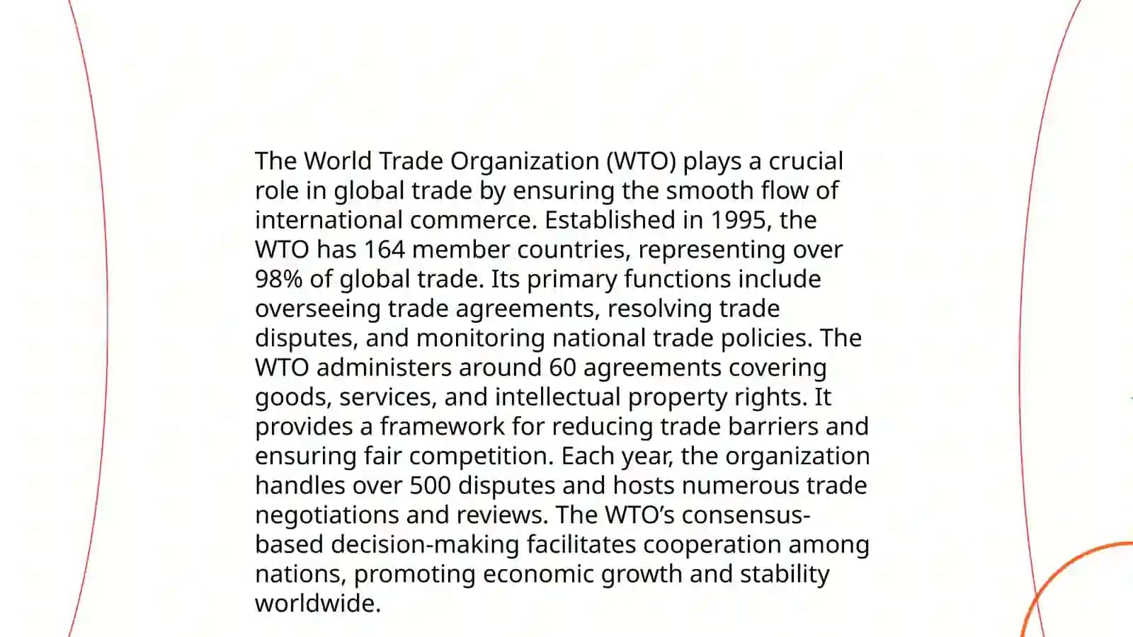 World trade. The Interjection 4