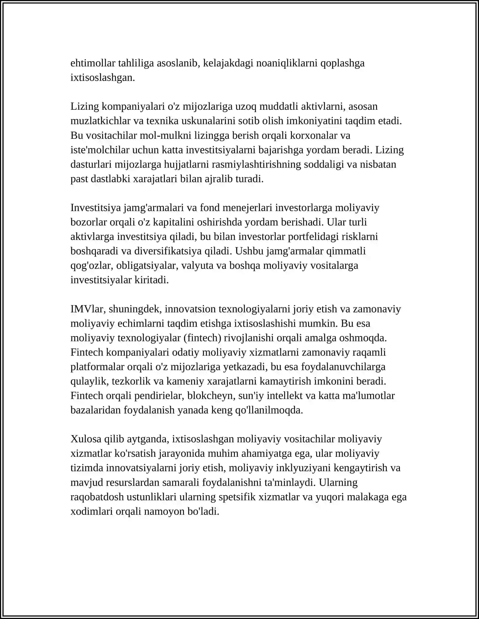 IXTISOSLASHGAN MOLIYAVIY VOSITACHILAR 4