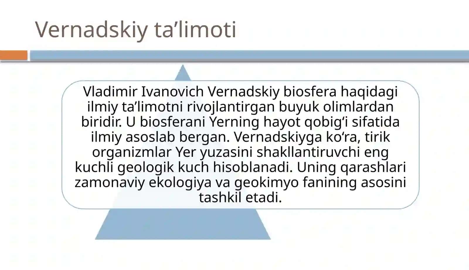 BIOSFERA HAQIDA TUSHUNCHA VERNEDSKIY TA'LIMOTI, NOOSFERA 4