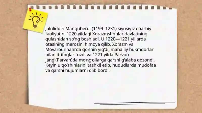 Jaloliddin Manguberdi-Vatan himoyachisi 4