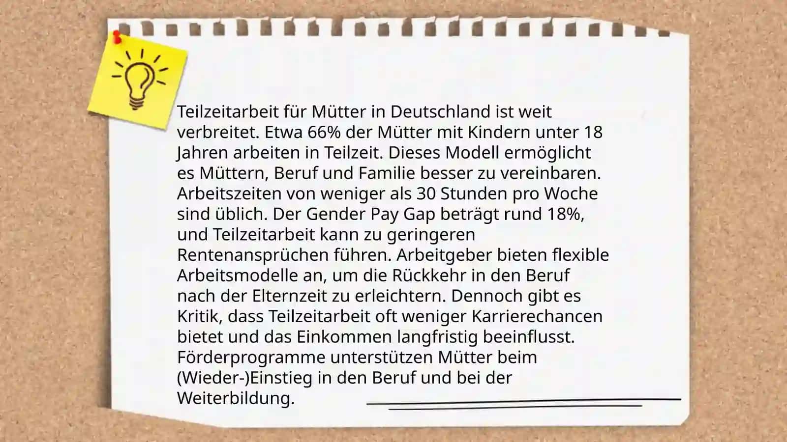 Die Berufstätigkeiten von Müttern 4