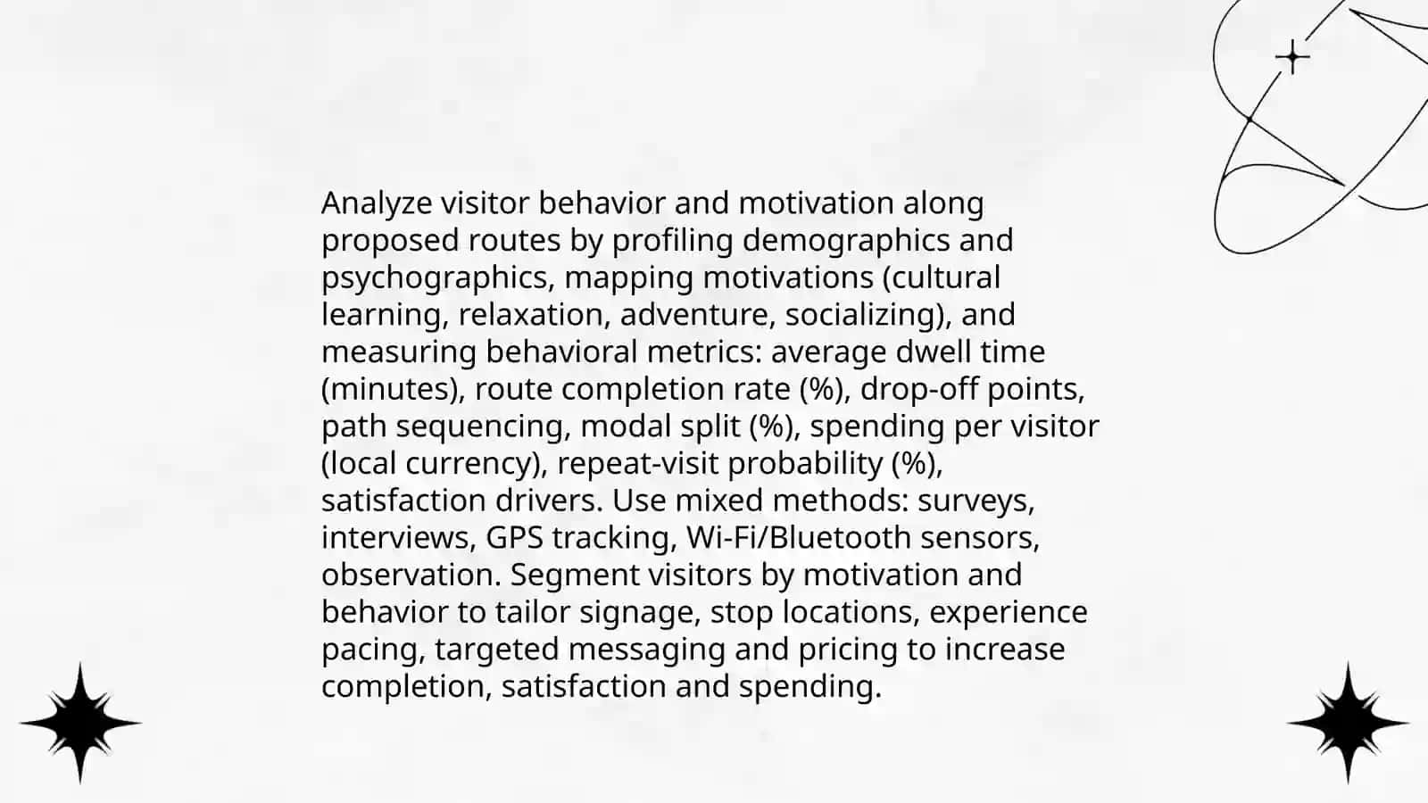 Marketing research for developing tourist routes 4