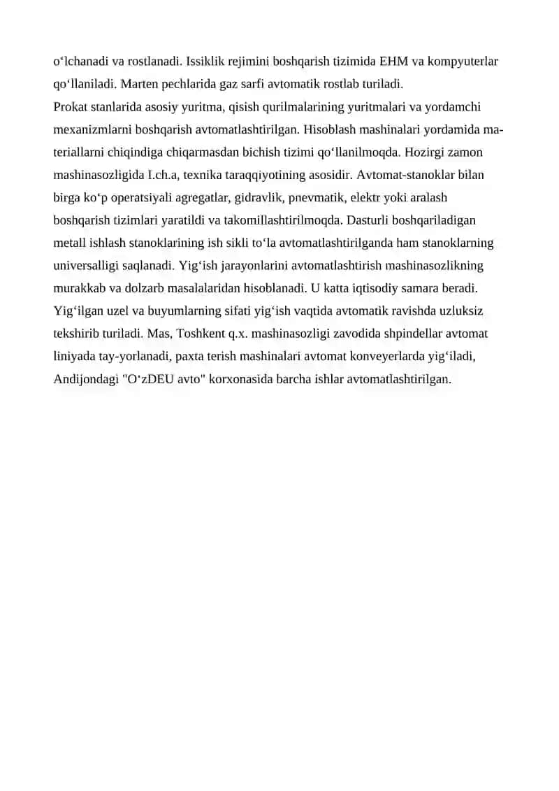 Avtomatlashtirish vositalari 4