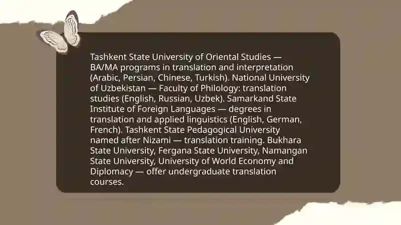 Translation schools in Uzbekistan 4