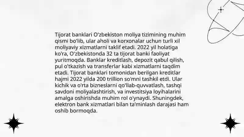 O'zbekistondagi banklar tizimi 4