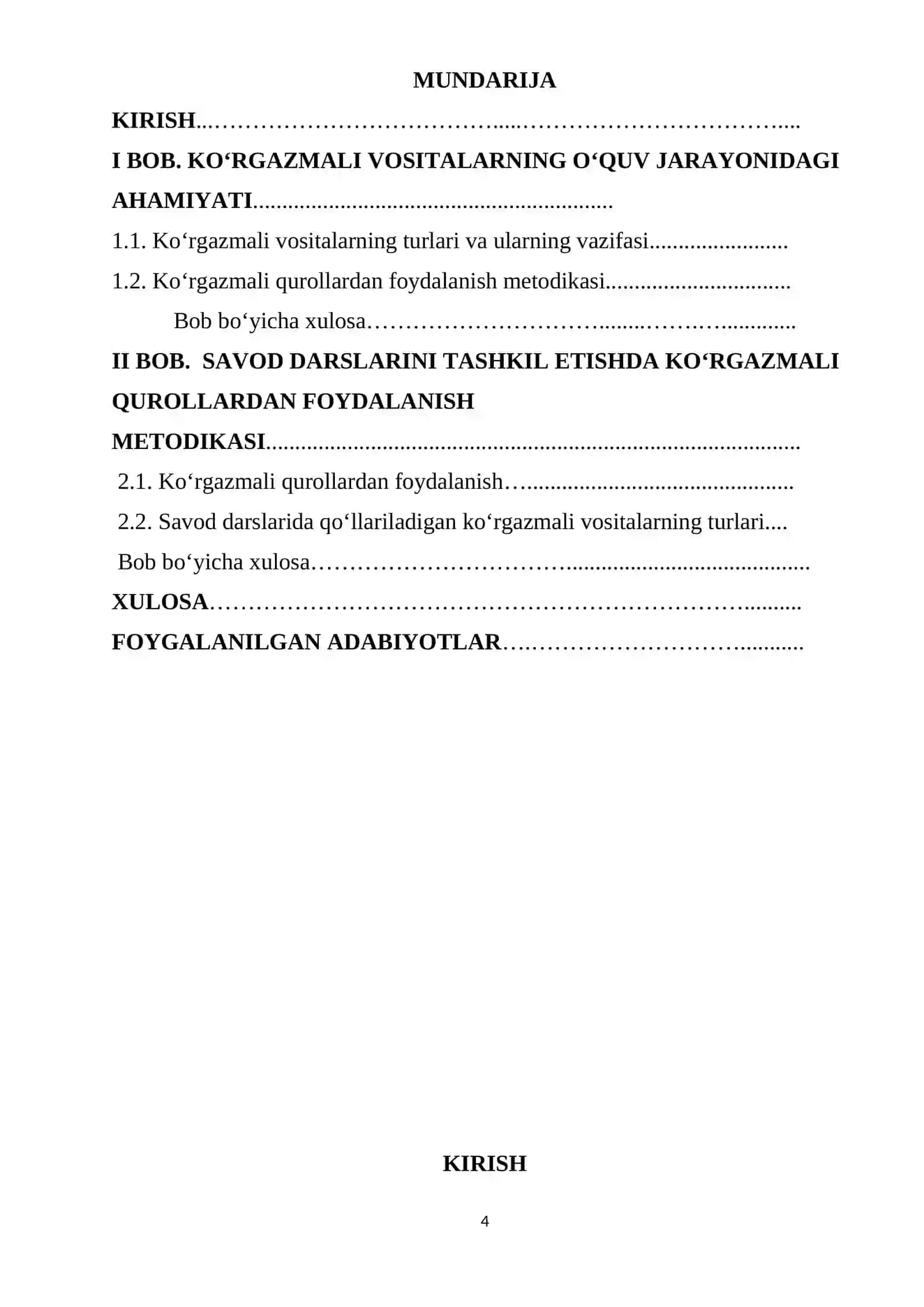 Savod o’rgatish darslarida ko’rgazmali vositalardan foydalanish 4