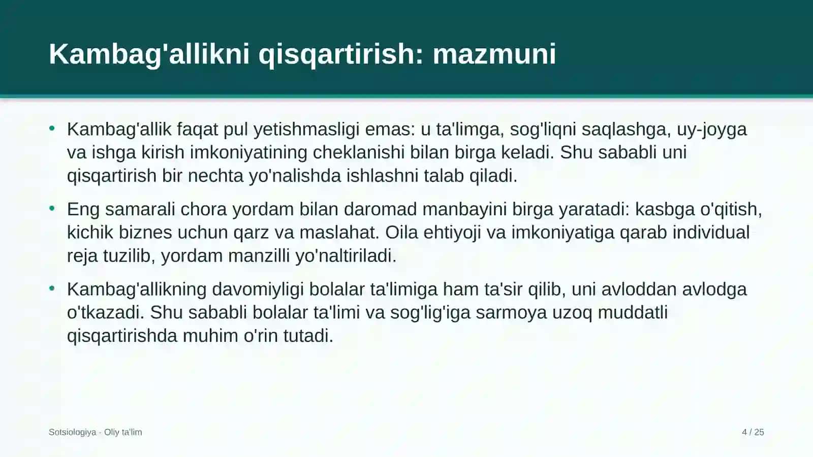 to'qimachilik korxonalarida kambag'allikni qisqartirish 6671 4