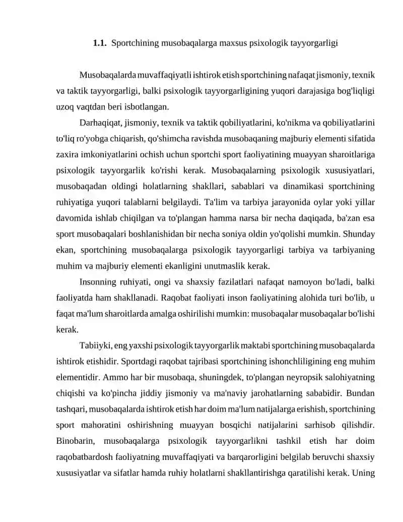 SPORTCHILARNING TEXNIK TAYYORGARLIGI VA UNING PSIXOLOGIK XUSUSIYATLARI 4