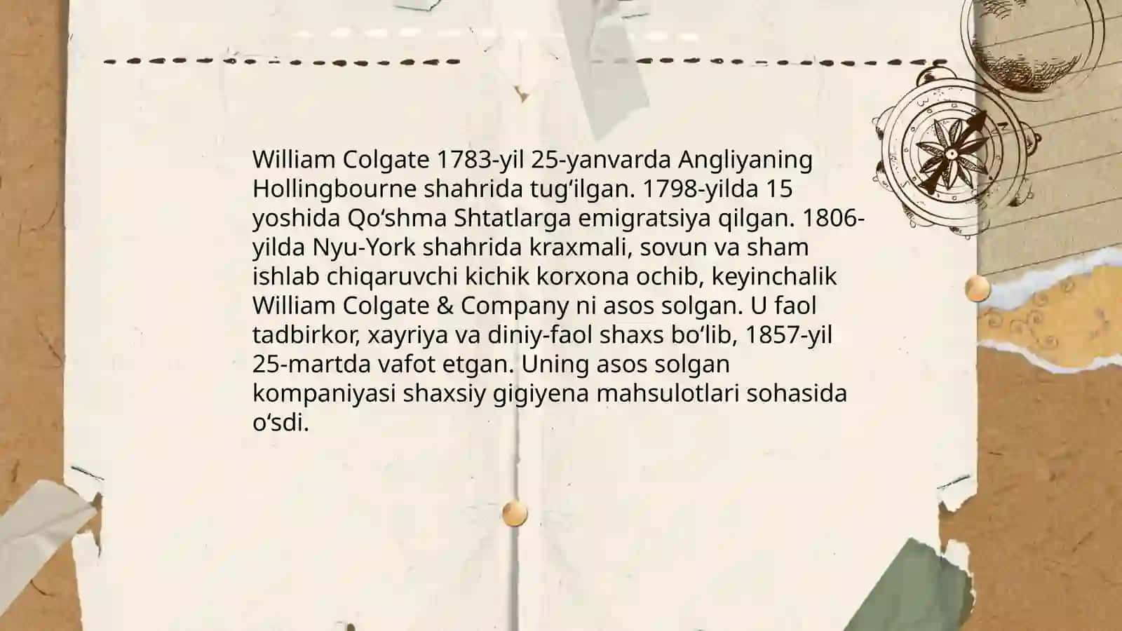 Colgate brendening tarixi va kelib chiqishi 4