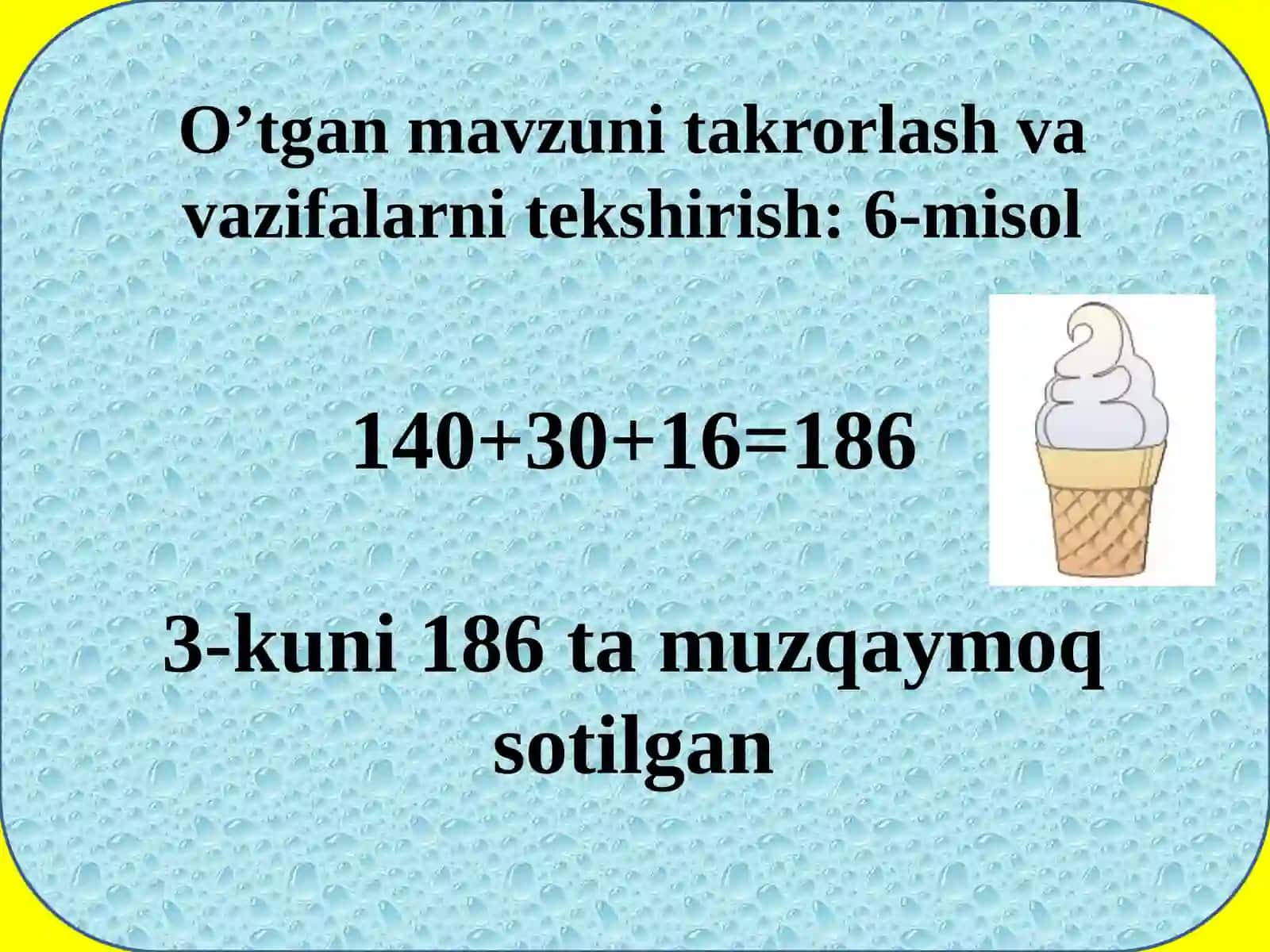 Oʻtgan mavzu: Doira va aylanalar 4