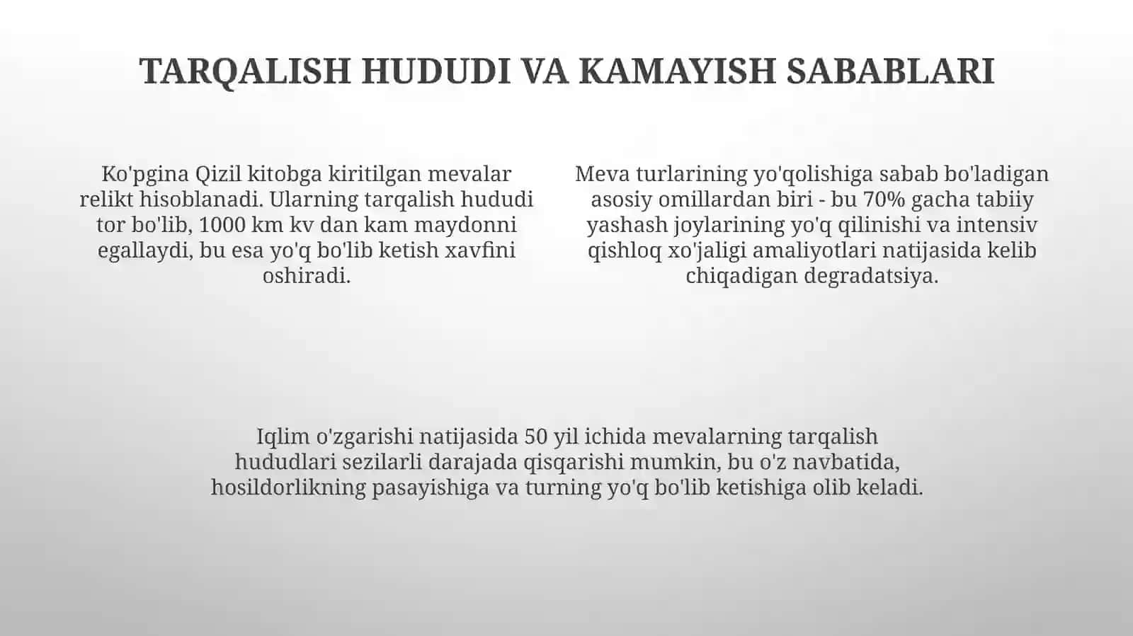 Qizil kitobga kiritilgan mevalar 4