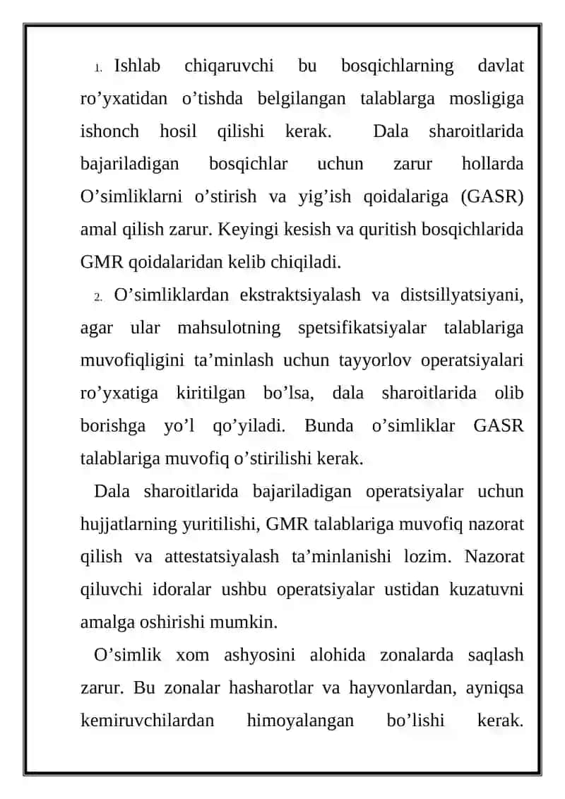 O’simlik xom ashyosidan dori vositasi 4