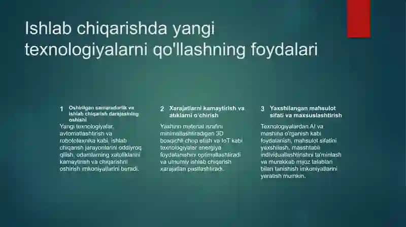 Ishlab chiqarishning texnik va iqtisodiy samaradorligini baholash 4