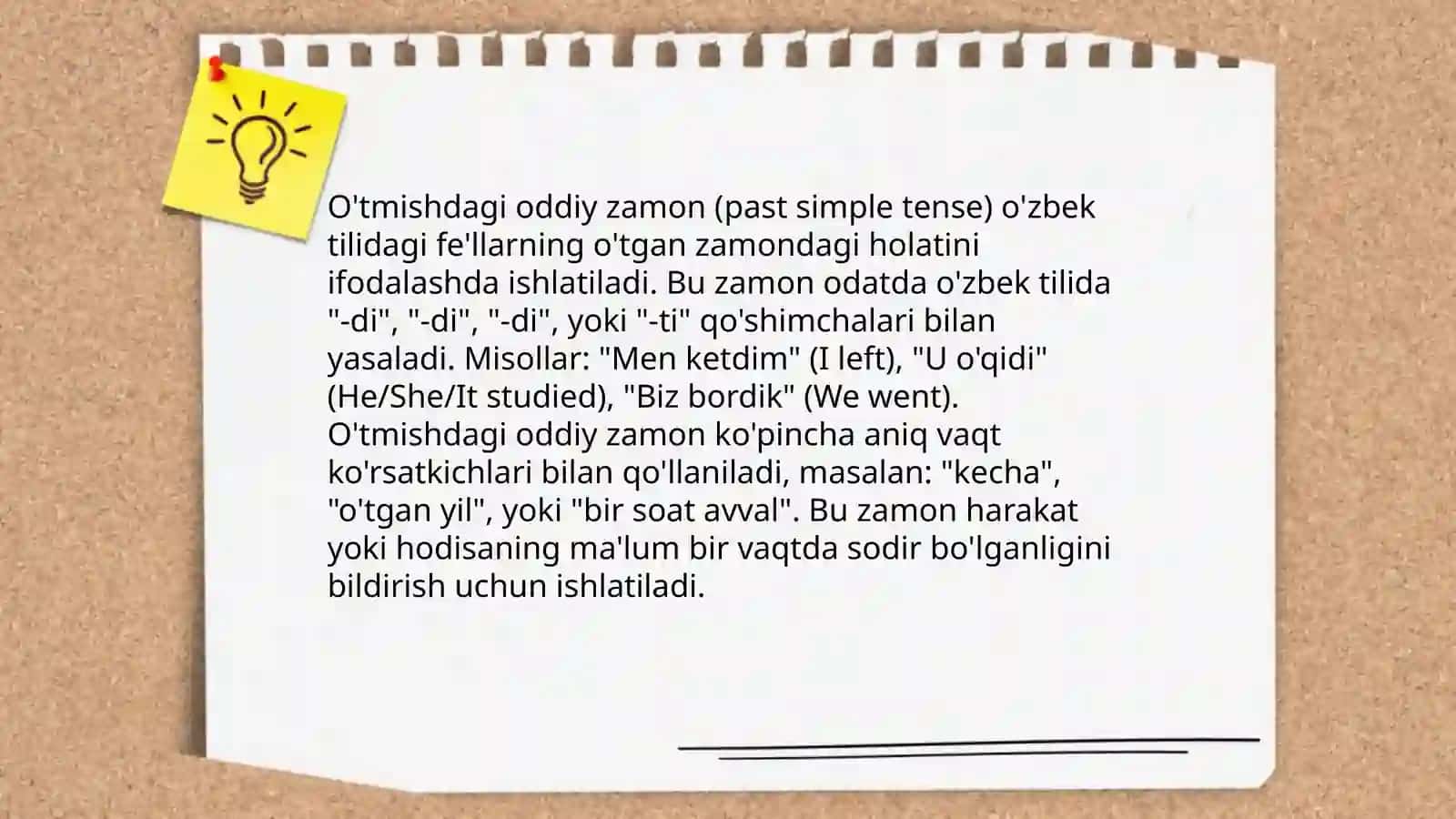 PAST SIMPLE PRESENT SIMPLE 4