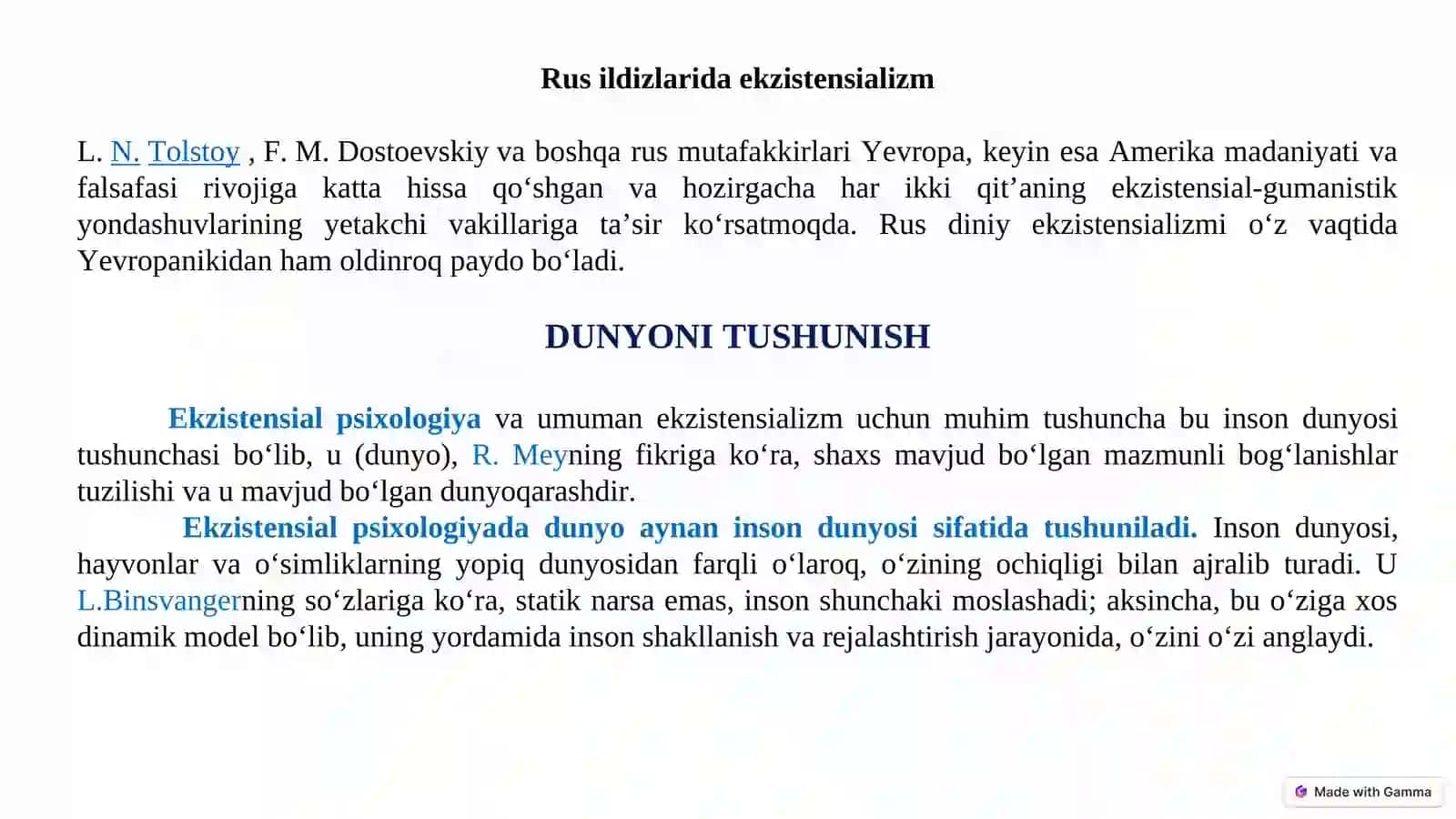 GURUHGA EKZISTENSIAL YONDOSHUV 4