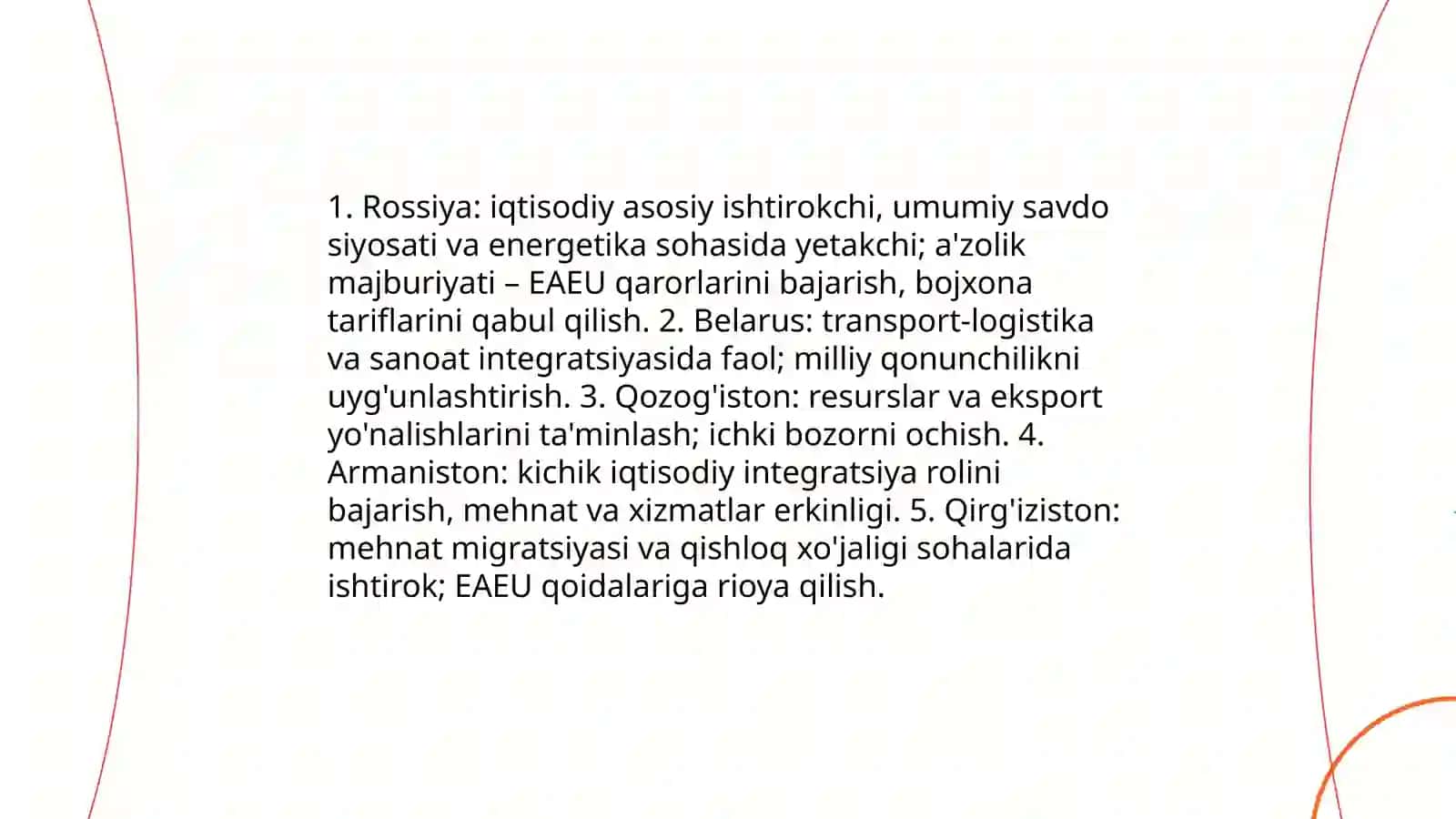 Yevroosiyo iqtisodiy ham jamiyati 4