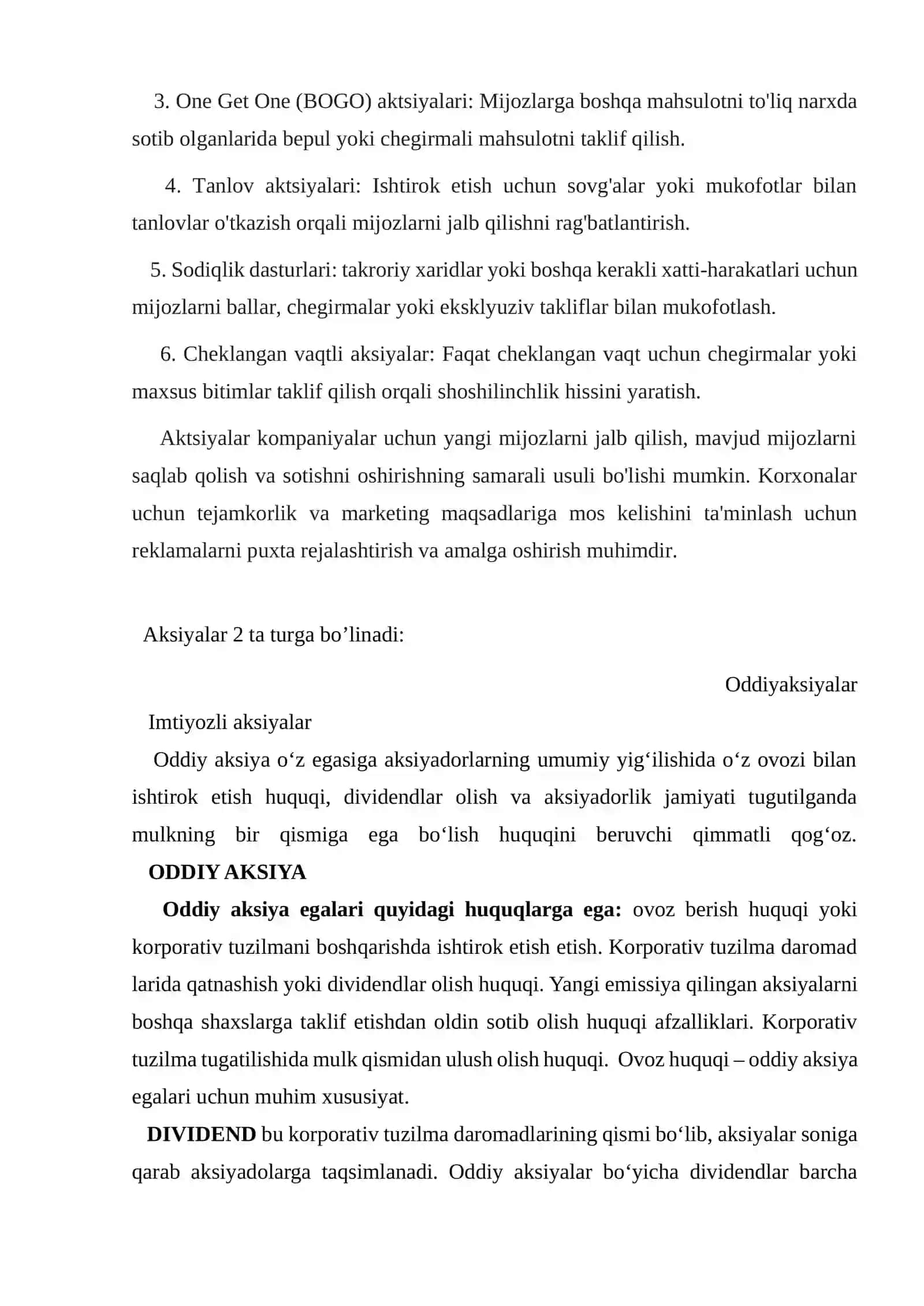 Aksiyalar bozori 4