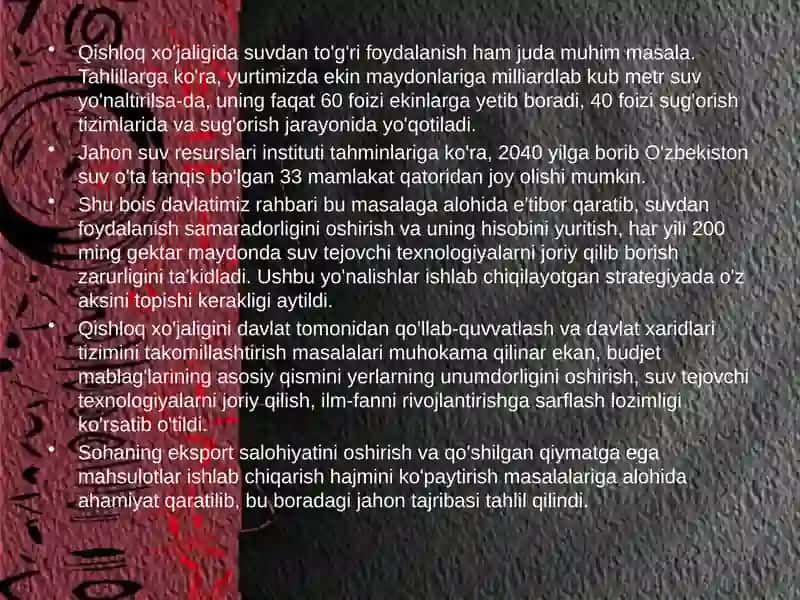 O'ZBEKISTONNING ENG YANGI TARIXI FANIDAN 4