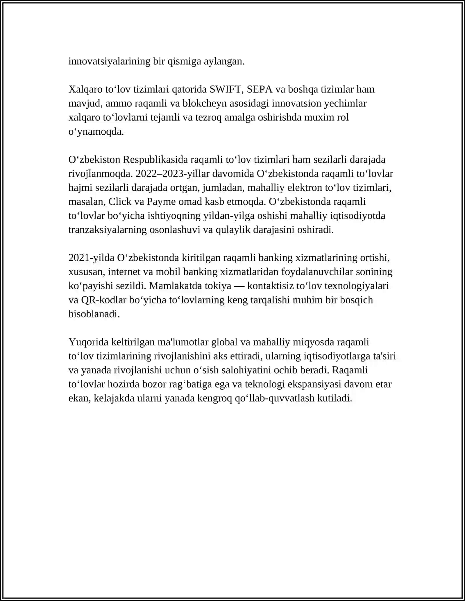 Raqamli toʻlov tizimlari 4
