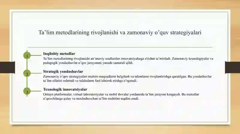 Oliy maktabda o’quv mashg’ulotlarining shakllari 4