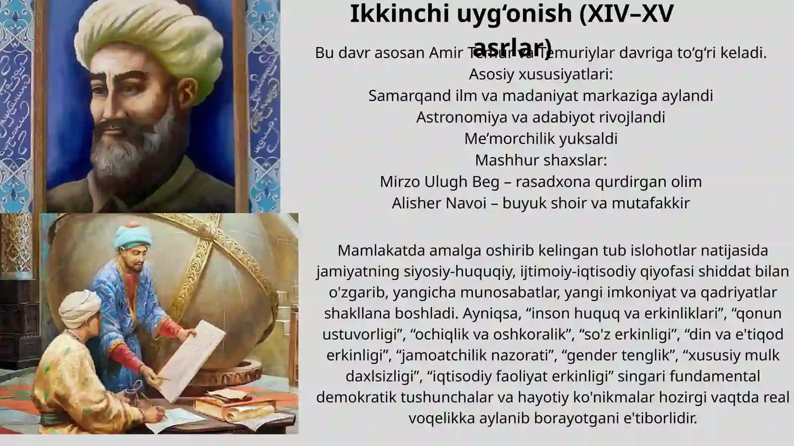 O‘zbekistondagi Ma’naviy va Madaniy Taraqqiyot 4