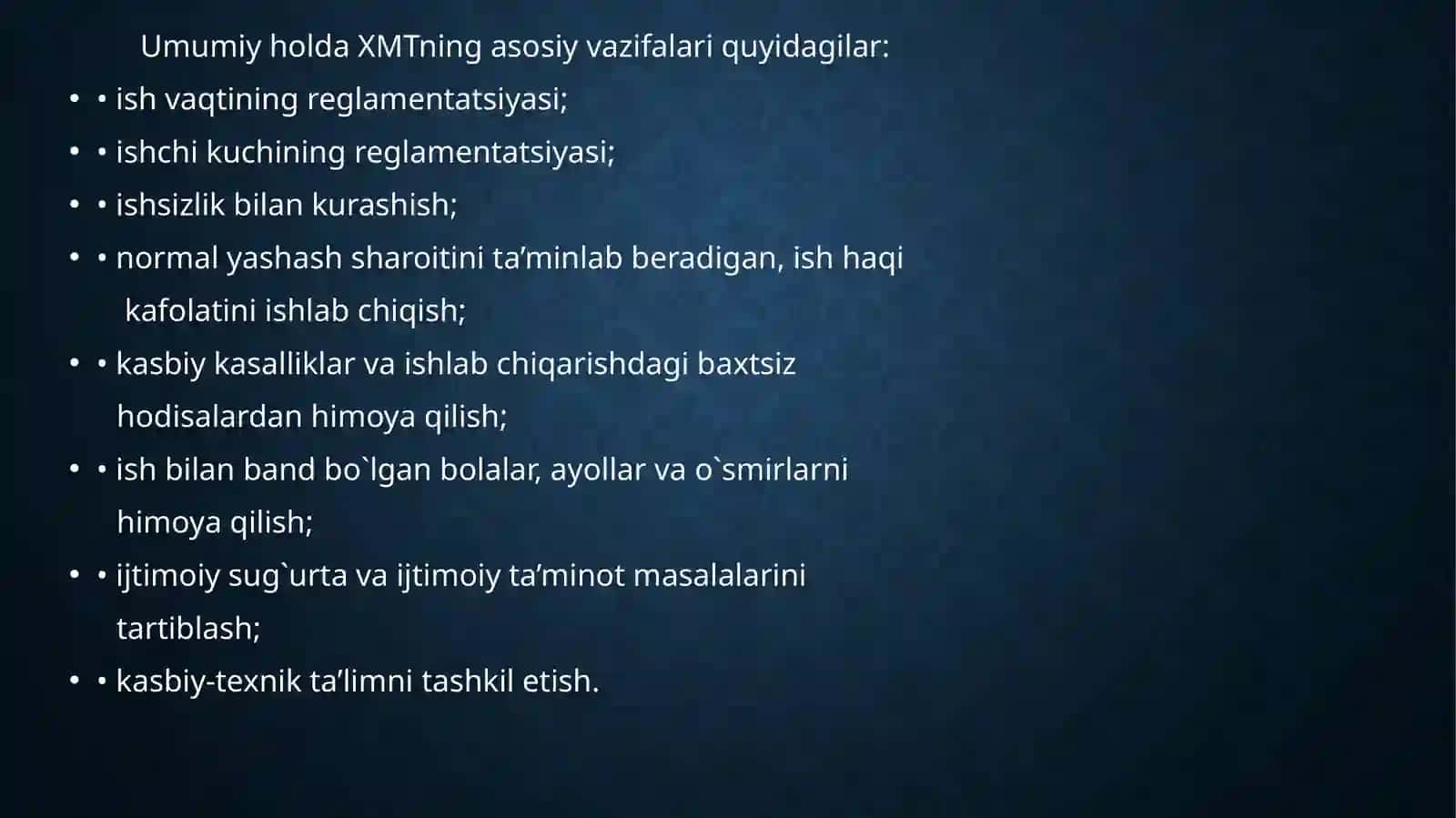XALQARO MEHNAT TASHKILOTI 4