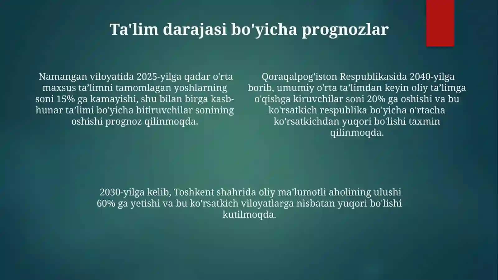BMTning demografik bashoratlari 4