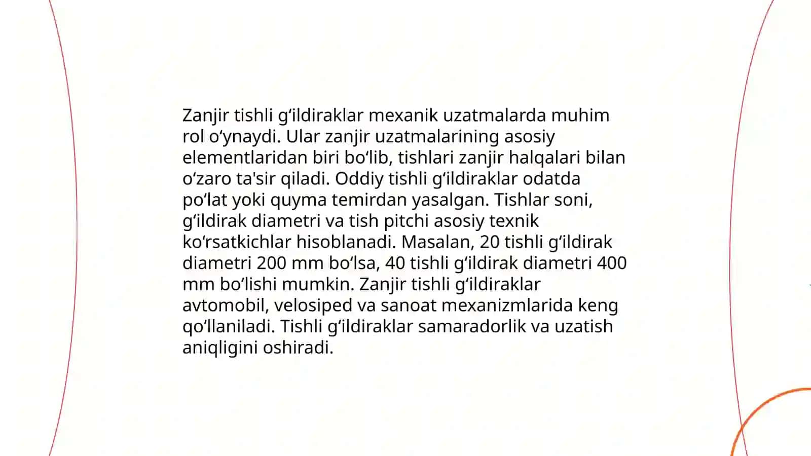 Zanjirli uzatmalar 4