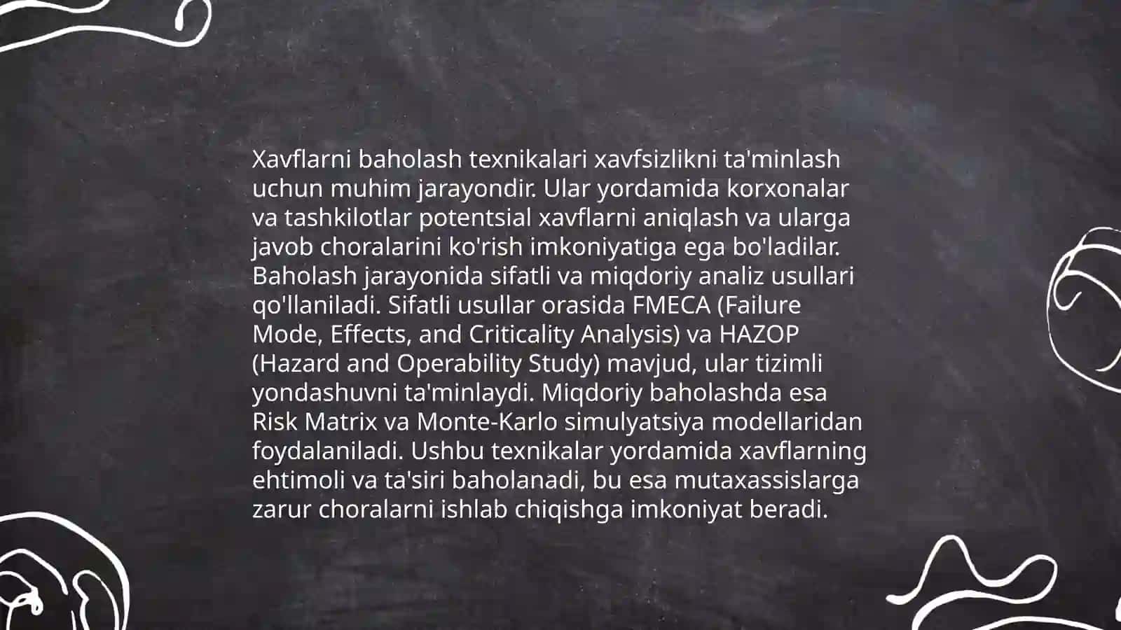 Riskni boshqarish falsafasini rivojlantirish 4