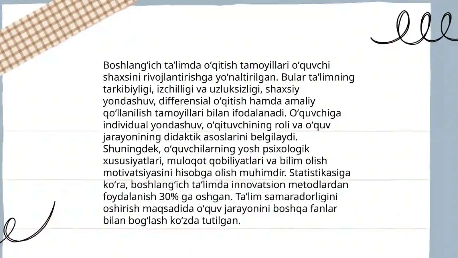Boshlangʻich taʼlim pedagogikasining umumiy asoslari 4