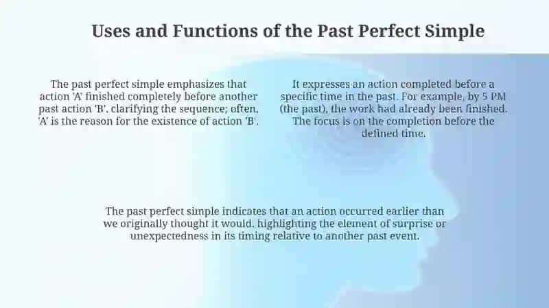 Past Perfect Simple 4