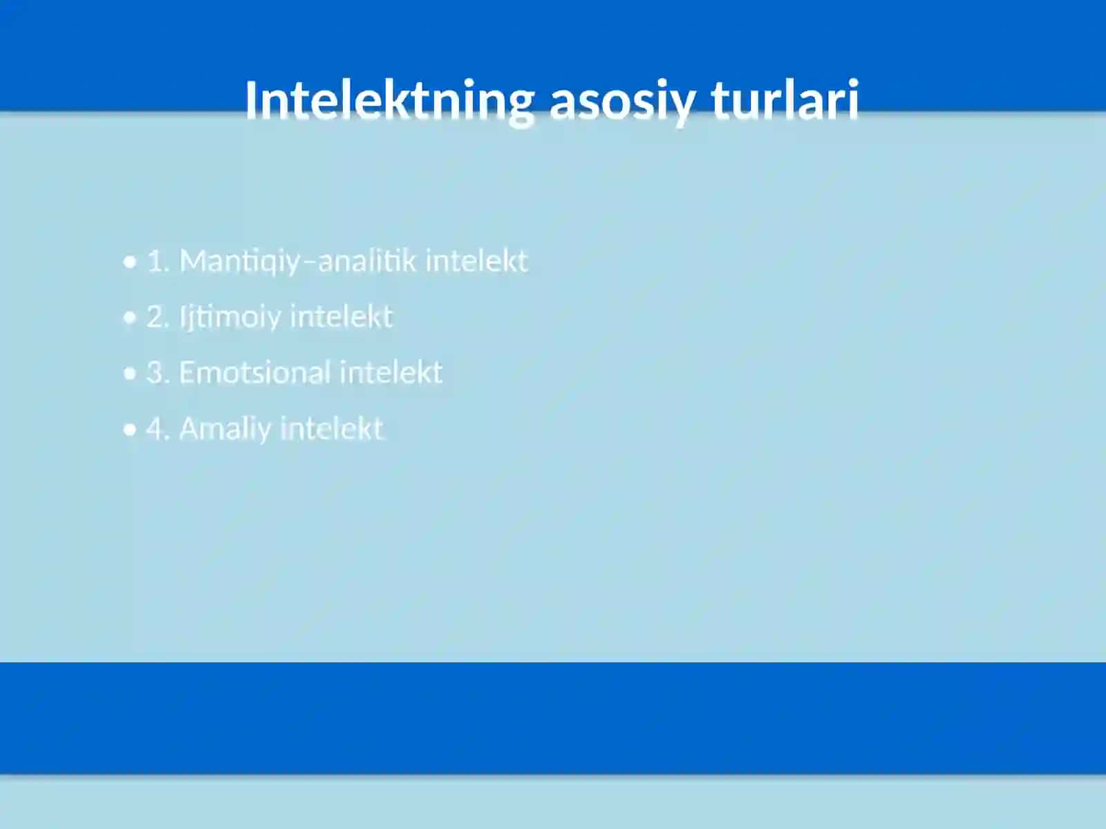 Intelekt va kreativlik 4