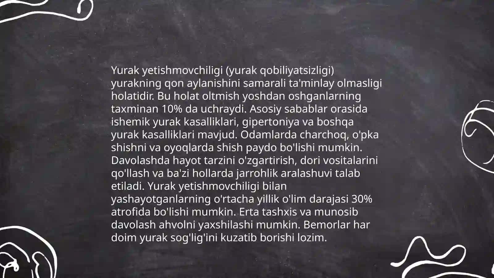 Yurak Qon Tomir Tizimi Kasalligi 4