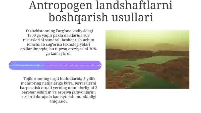 Antropogen landshaftlarning strukturasi va barkarorligi 4