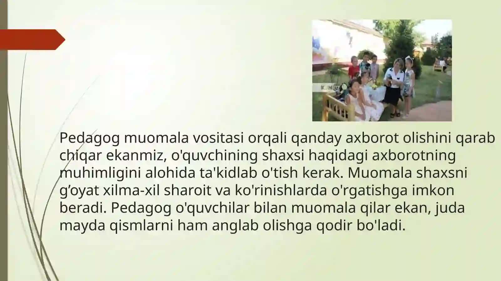 O'qituvchi faoliyatida muloqot madaniyati va psixologiyasi 4