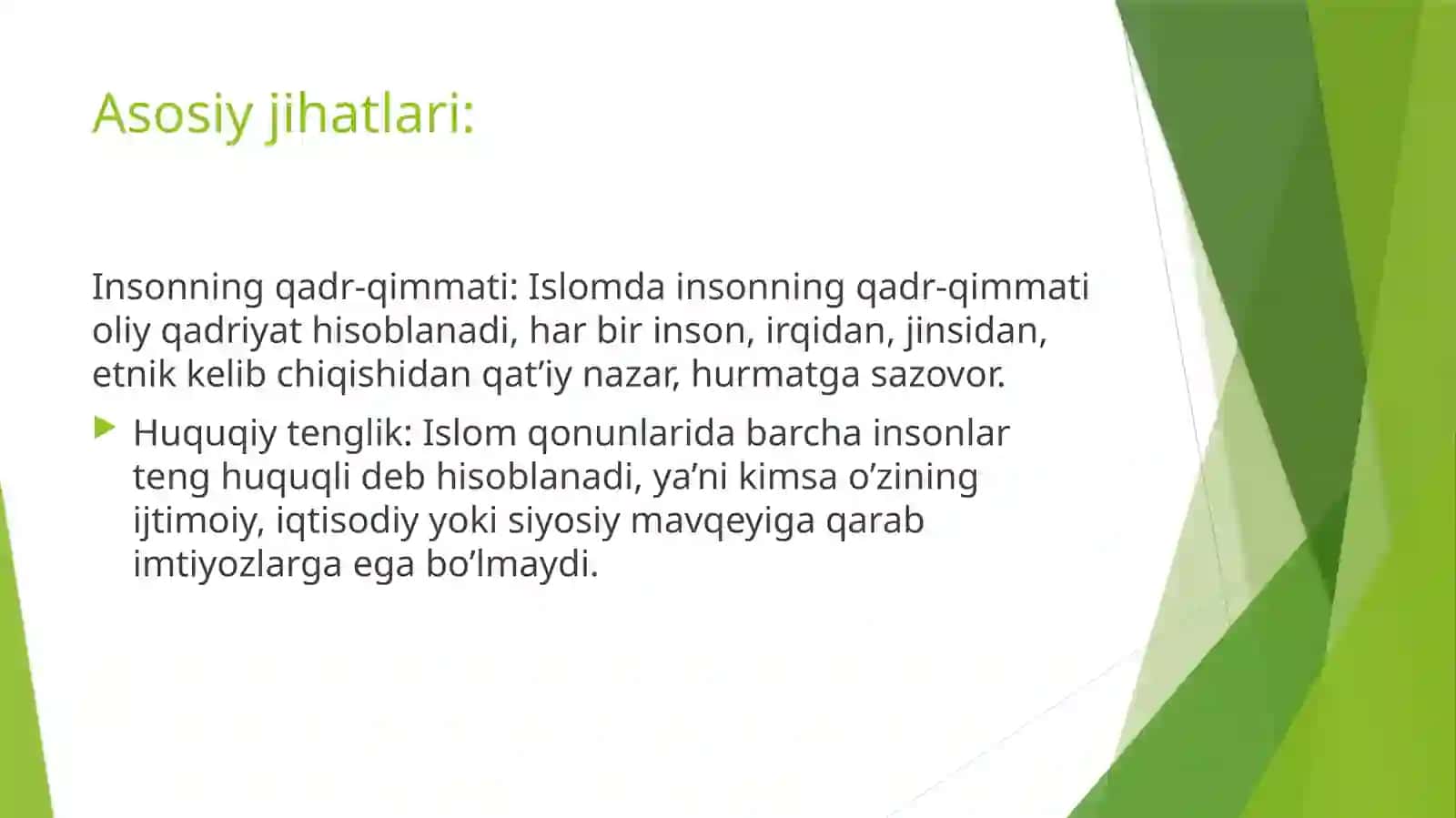 Islomda inson huquq va erkinliklar 4
