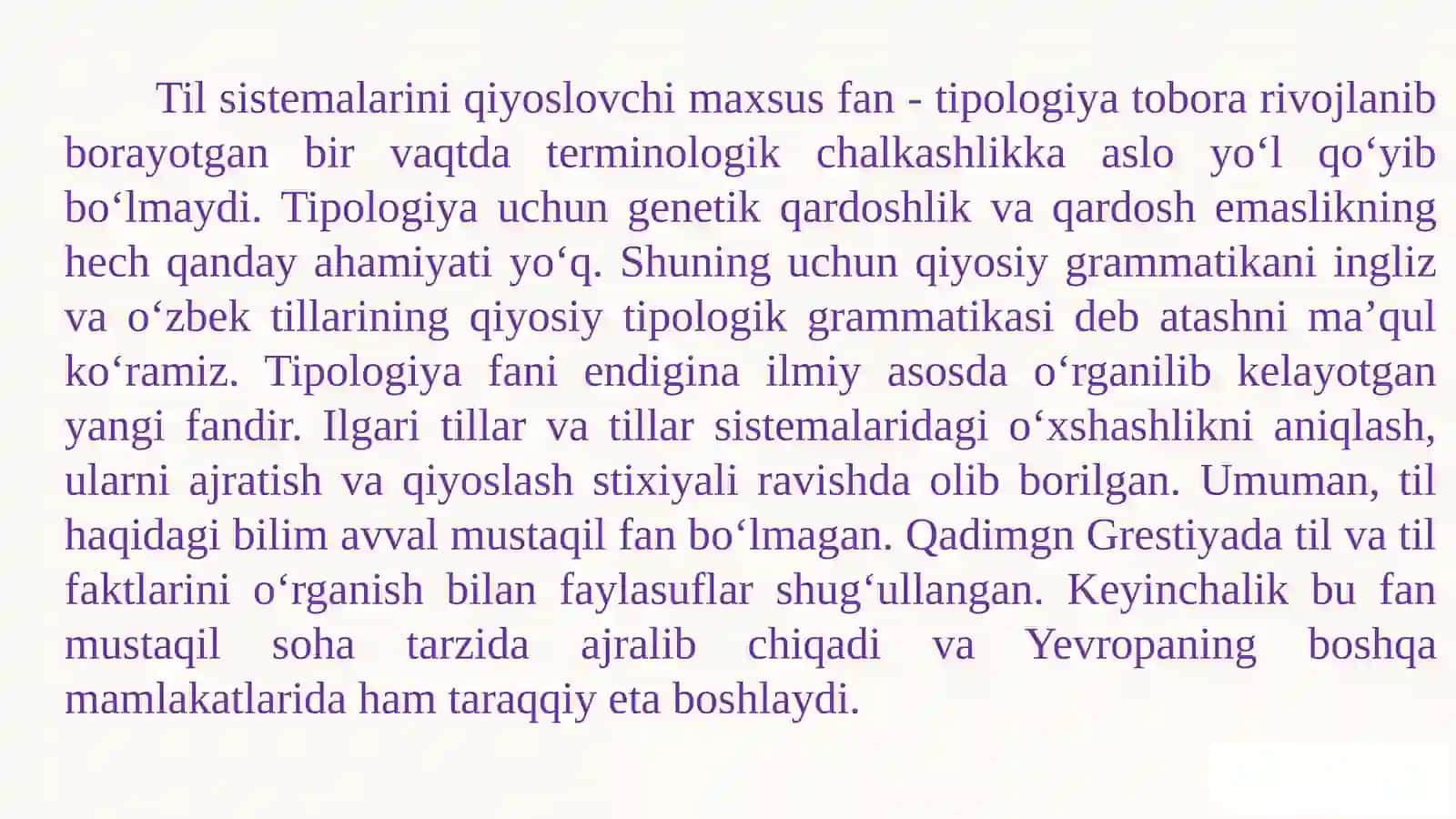 QIYOSIY-CHOG`ISHTIRMA TILSHUNOSLIK FAN SIFATIDA 4