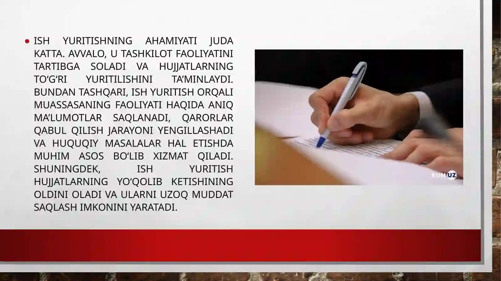Ish yuritish asoslari 4