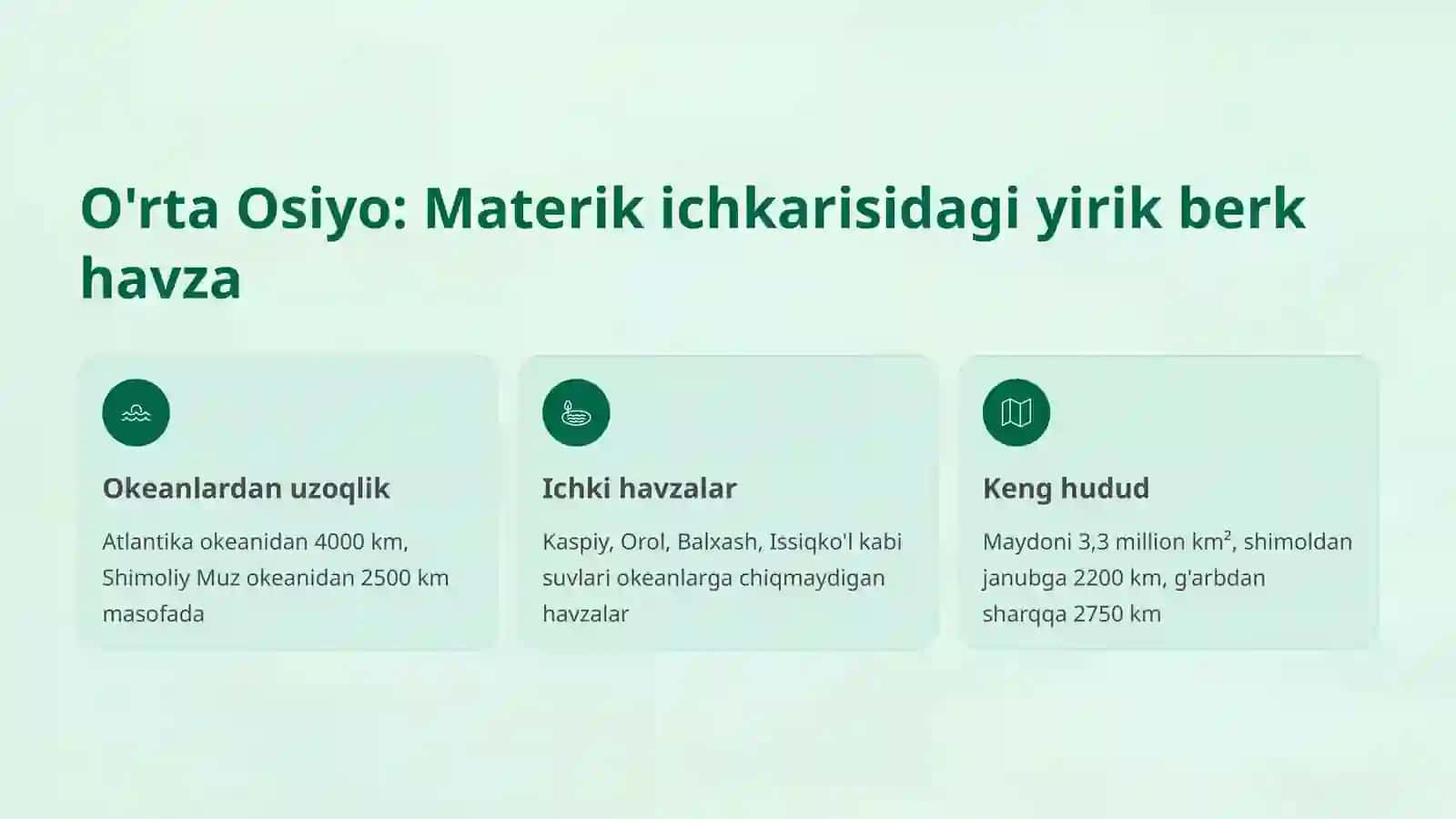 O'rta Osiyo iqlimiga ta'sir qiluvchi tabiiy omillar 4