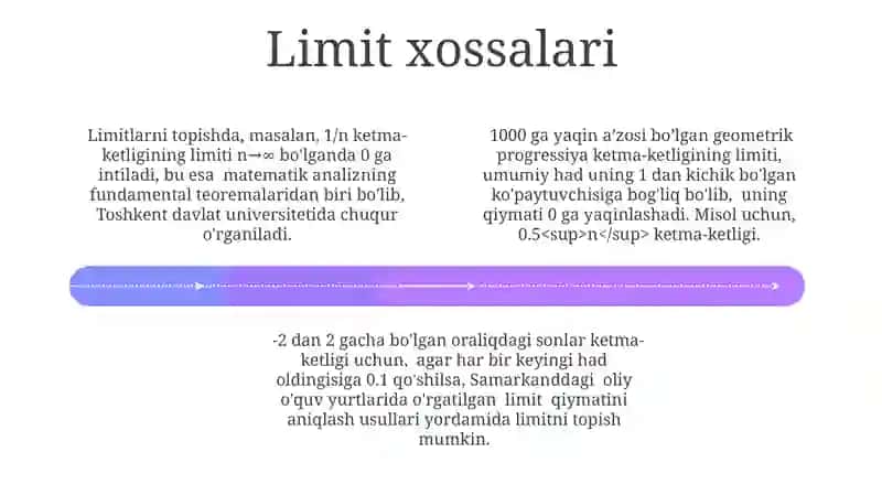 Ketma-ketlikning limiti 4