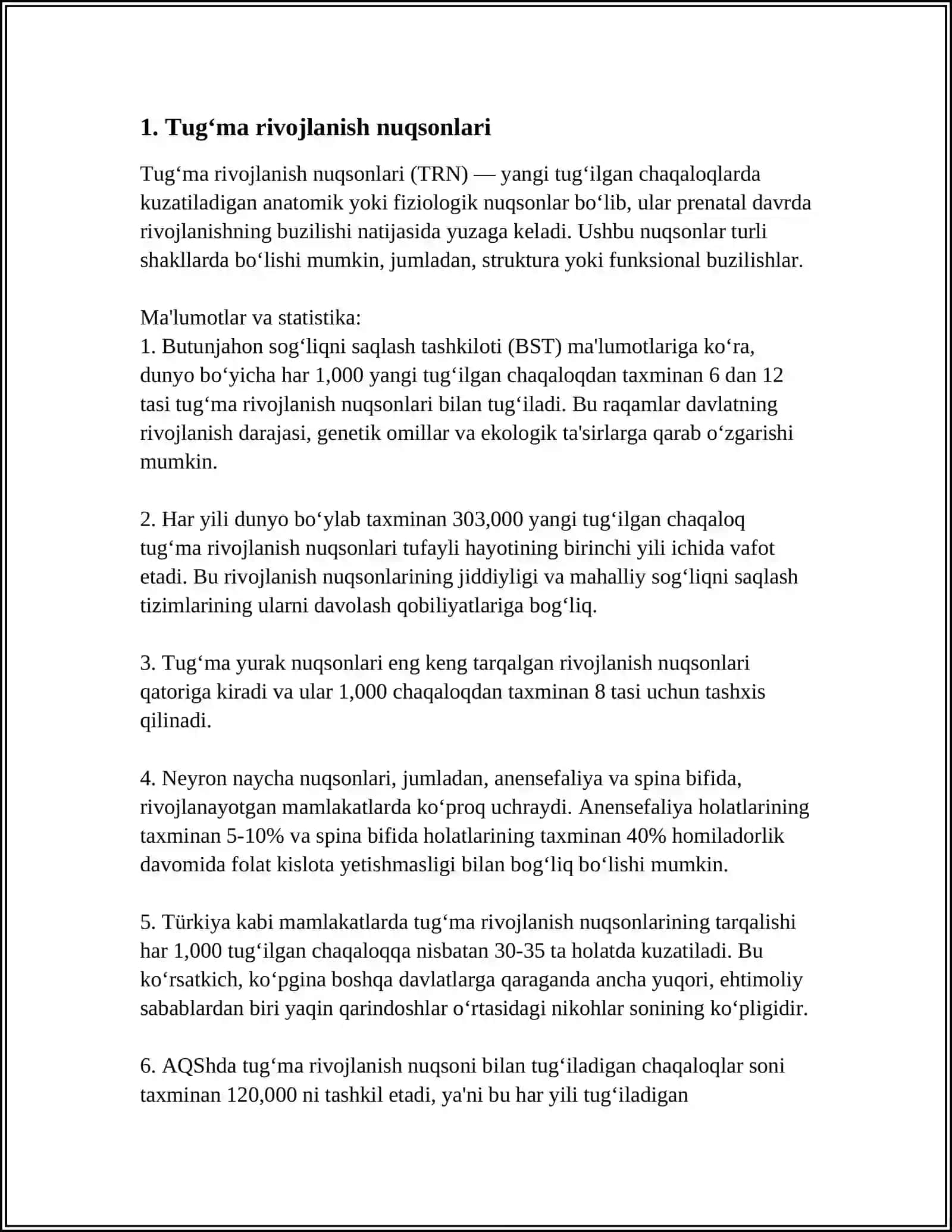 SIYDIK AYIRUV AʼZOLARINING RIVOJLANISH NUQSONLARI 4