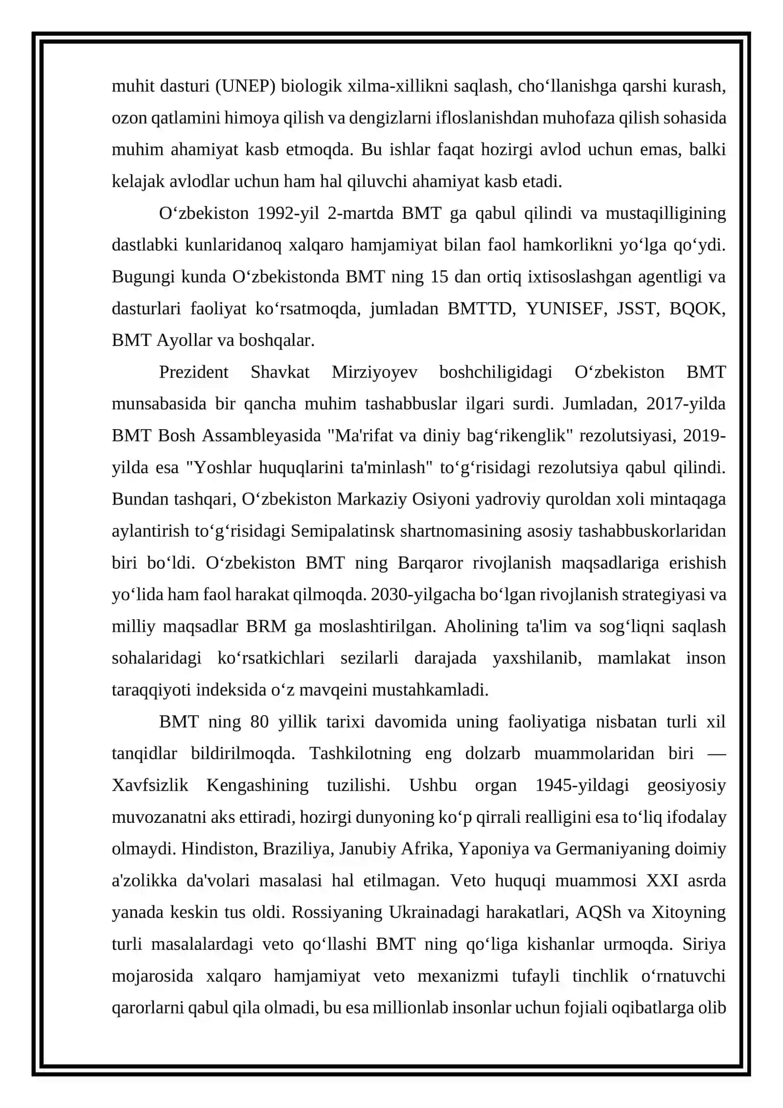 Birlashgan millatlar tashkiloti va uning faoliyati 4