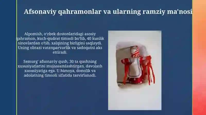 Og'zaki xalq ijodidagi ananaviy obrazlar 4